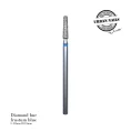 Diamond bur frustum blue, L-10,0 mm, 2,5 mm