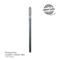 Diamond bur rounded cylinder blue, L-8 mm, 2,3 mm